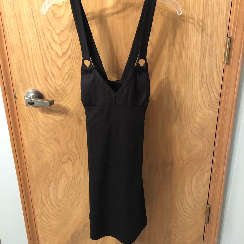 Guess brand black metallic dress